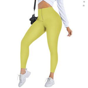 Yellow Classic Waist Training Leggings